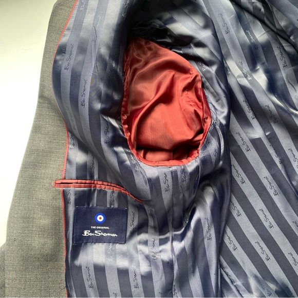 BEN SHERMAN TAILORING Nanotex Stretch Men’s Jacket Size 40S - Picture 12 of 16